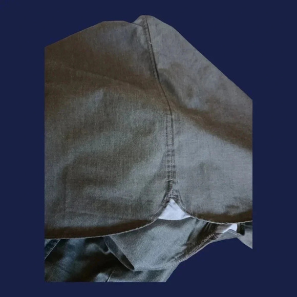 Van heusen dress shirt  big & tall size 3xlt 20-20.5 gray color - Picture 7 of 8